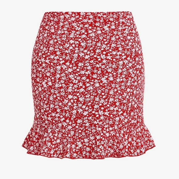 Zaful floral cinched skirt size small NWT - Picture 3 of 3